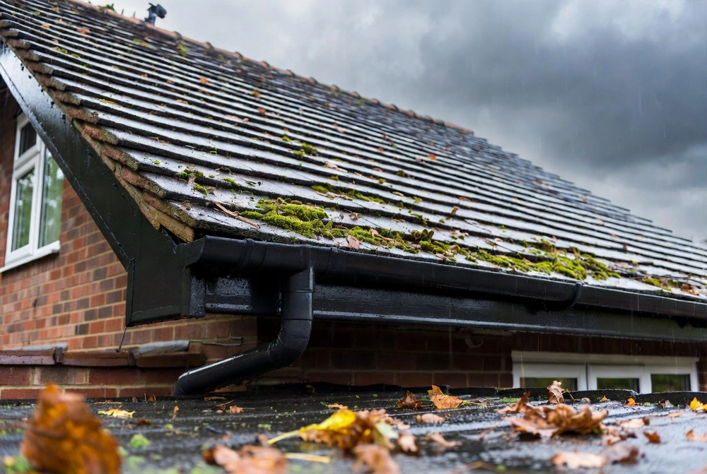 Roof moss removal