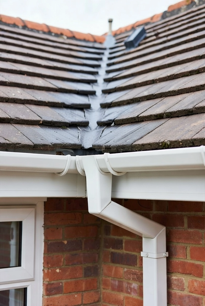 Roof after cleaning